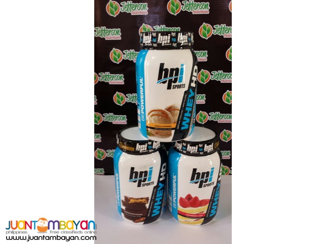 BPI Sports:  Whey-HD Whey protein 2 lb Vanilla caramel