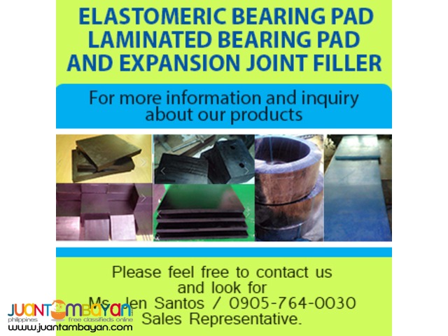 Elastomeric bridge bearing pad & Expansion Joint Filler