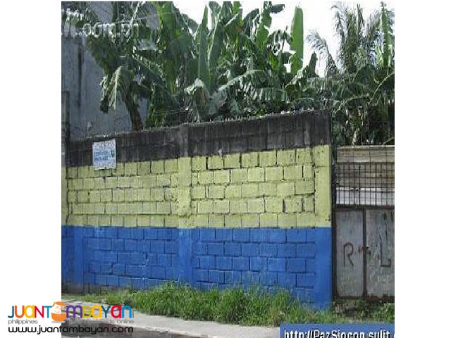 F.Soriano Pasig vacant lot for sale