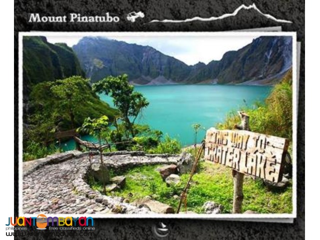 More of a tourist destination, the Mt Pinatubo tour