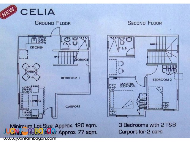 Soluna Subdivision Single Detached House in Cavite near St Dominic
