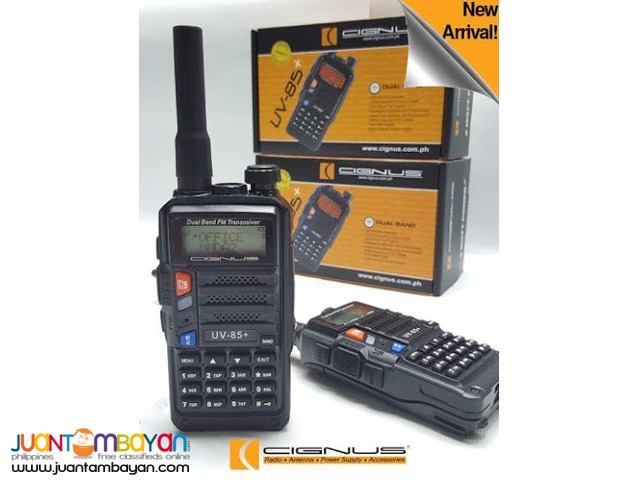 Portable two way hand held Cignus radio UV-85+ PLUS (New Model)