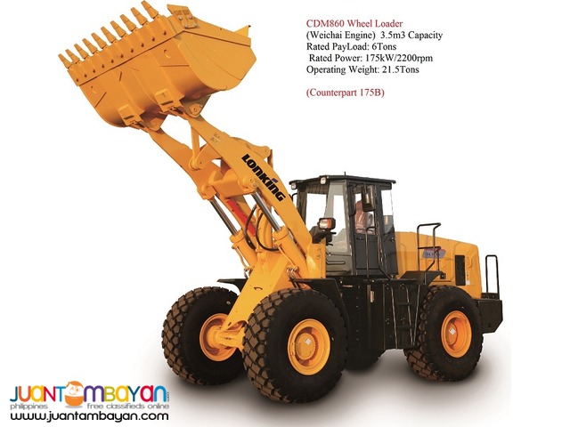 BRAND NEW CDM860 Wheel Loader