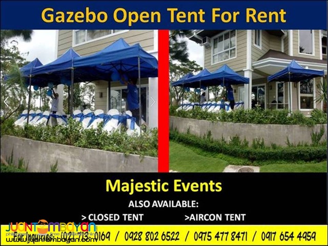 Open Tent For Rent