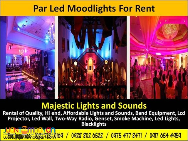 Mood Lights For Rent