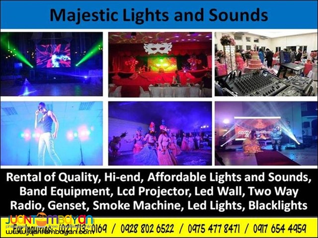 Basic Lighhts and Sounds for Rent