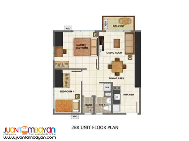 2 bedroom condo unit for sale Cloverleaf Quezon City