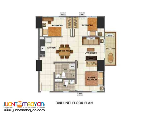 3 bedroom condo unit for sale Cloverleaf Quezon City