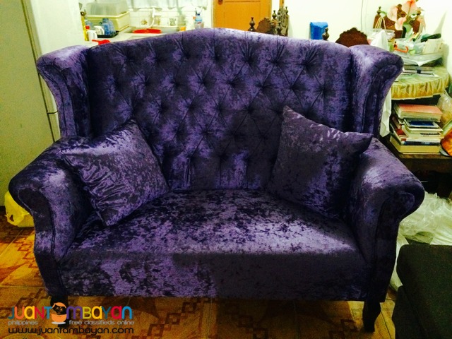 Benhur 2-Seater Event Couch For Rent (Purple)