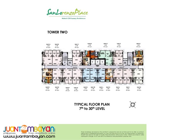 Makati Condominium Units for Sale - 3 Bedroom San Lorenzo Place
