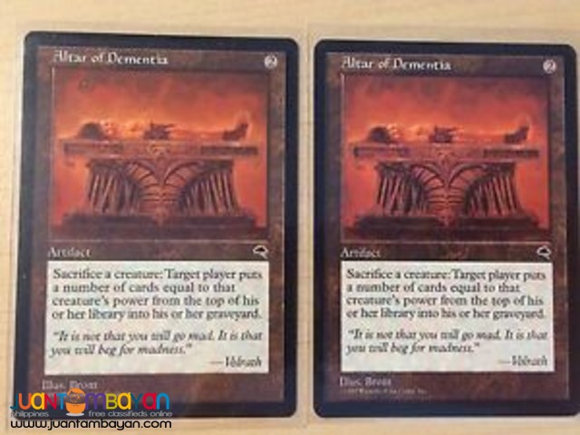 Altar of Dementia (Magic the Gathering Trading Card Game)