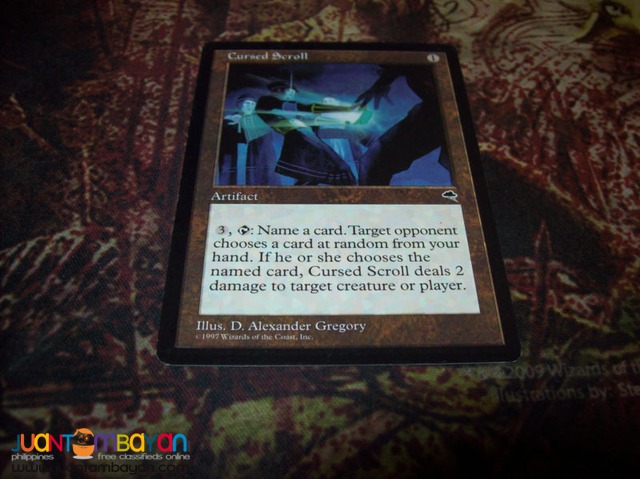 Cursed Scroll (Magic the Gathering Trading Card Game) 