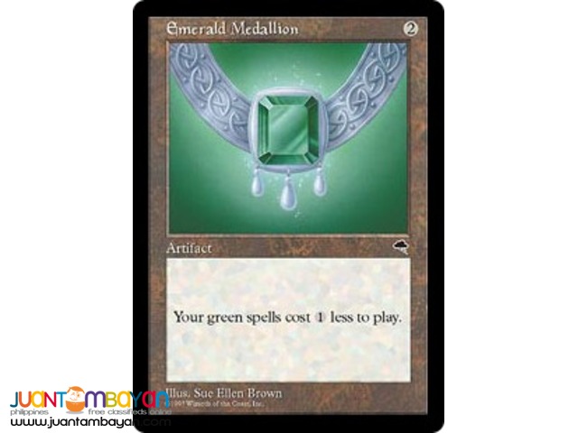 Emerald Medallion (Magic the Gathering Trading Card Game)