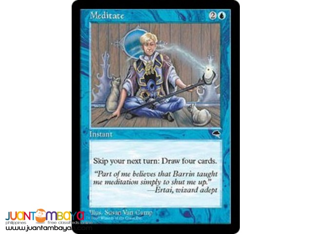 Meditate (Magic the Gathering Trading Card Game) 