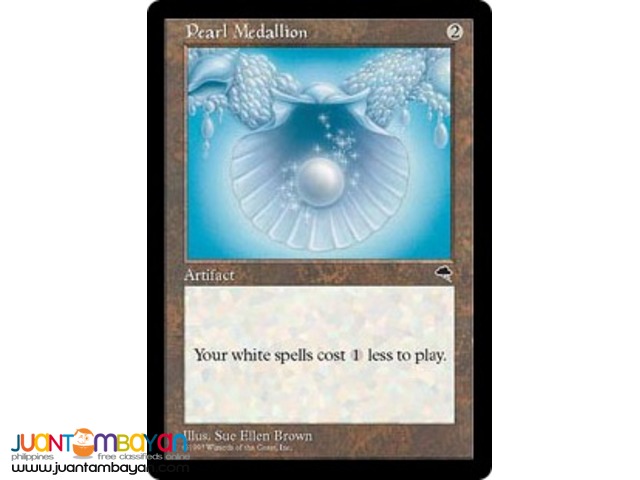 Pearl Medallion (Magic the Gathering Trading Card Game) 