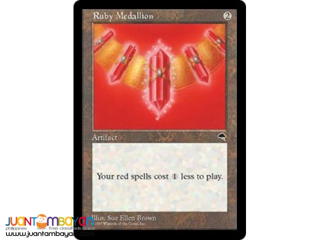 Ruby Medallion (Magic the Gathering Trading Card Game) 