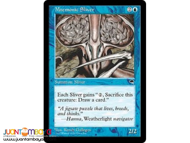 Mnemonic Sliver (Magic the Gathering Trading Card Game) 