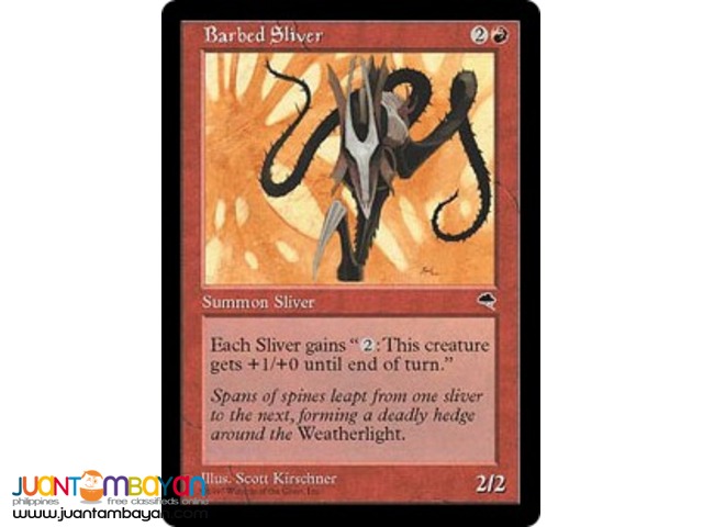 Barbed Sliver (Magic the Gathering Trading Card Game) Barbed Sliver (Magic the Gathering Trading Card Game)