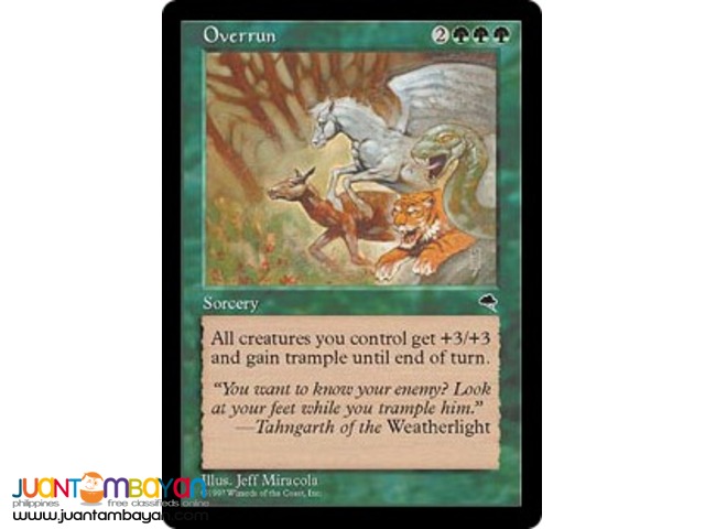 Overrun (Magic the Gathering Trading Card Game) 