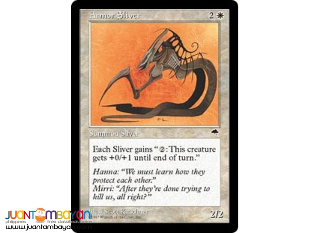 Armor Sliver (Magic the Gathering Trading Card Game) 