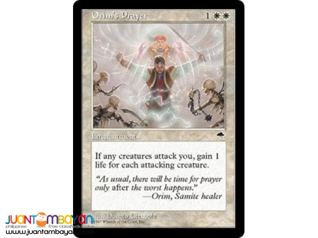 Orim's Prayer (Magic the Gathering Trading Card Game) 