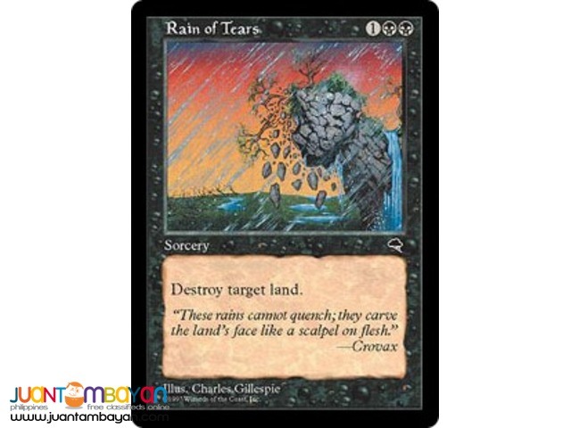 Rain of Tears (Magic the Gathering Trading Card Game) 