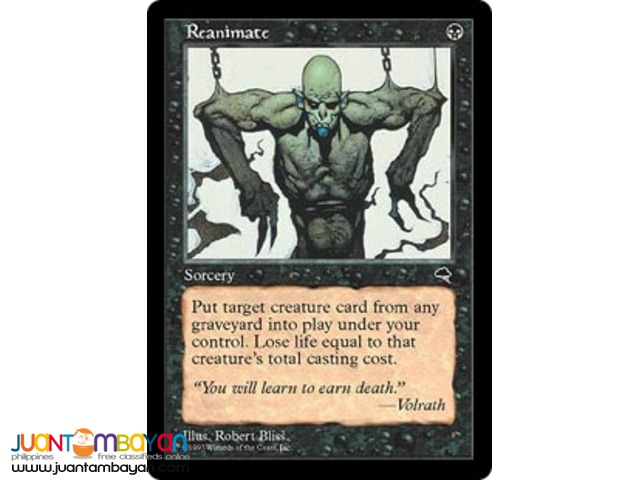 Reanimate (Magic the Gathering Trading Card Game) 