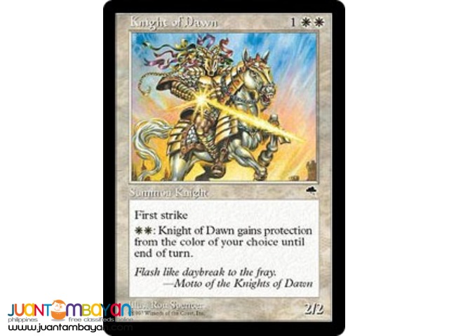 Knight of Dawn (Magic the Gathering Trading Card Game) 