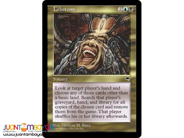 Lobotomy (Magic the Gathering Trading Card Game) 
