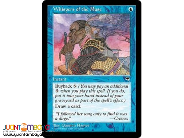 Whispers of the Muse (Magic the Gathering Trading Card Game) 