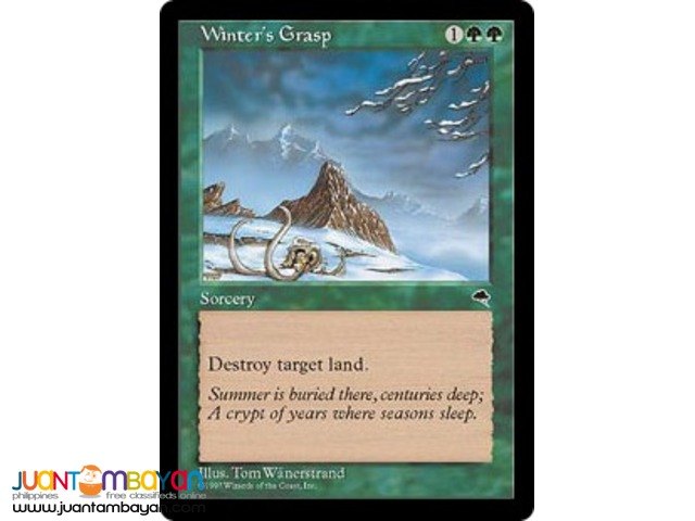 Winter's Grasp (Magic the Gathering Trading Card Game) Winter's Grasp (Magic the Gathering Trading Card Game)