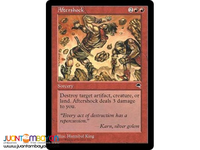 Aftershock (Magic the Gathering Trading Card Game) 