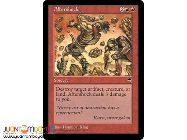 Aftershock (Magic the Gathering Trading Card Game) Aftershock (Magic the Gathering Trading Card Game)