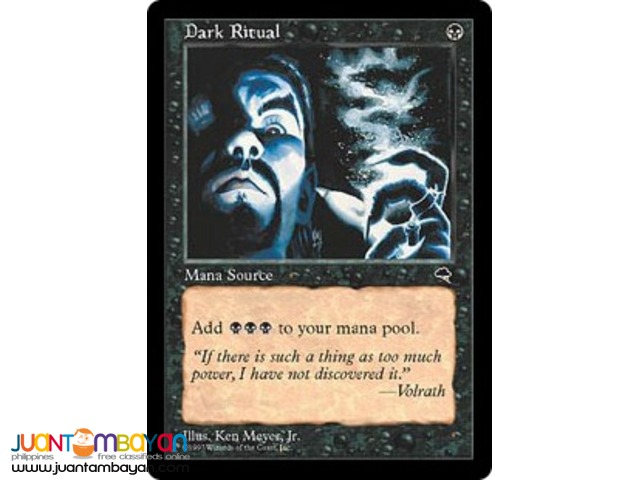 Dark Ritual (Magic the Gathering Trading Card Game) Dark Ritual (Magic the Gathering Trading Card Game)