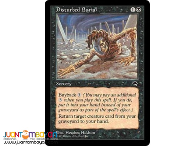 Disturbed Burial (Magic the Gathering Trading Card Game) Disturbed Burial (Magic the Gathering Trading Card Game)