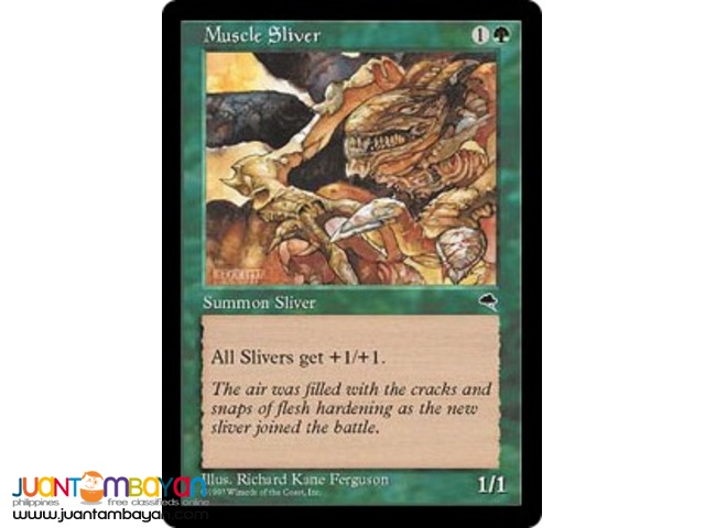 Muscle Sliver (Magic the Gathering Trading Card Game) Muscle Sliver (Magic the Gathering Trading Card Game)