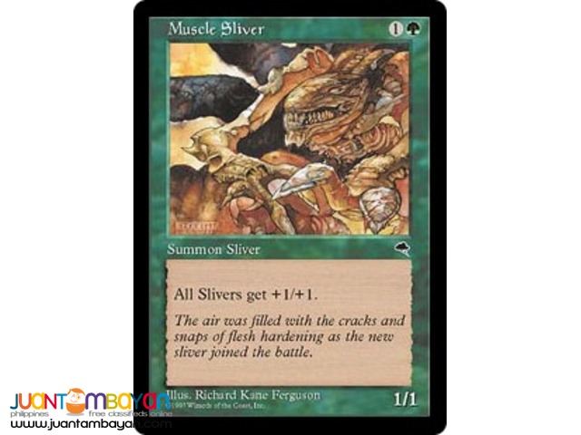 Muscle Sliver (Magic the Gathering Trading Card Game) 