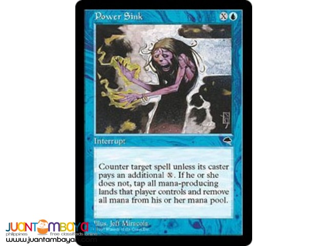 Power Sink (Magic the Gathering Trading Card Game) 