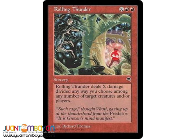 Rolling Thunder (Magic the Gathering Trading Card Game) 