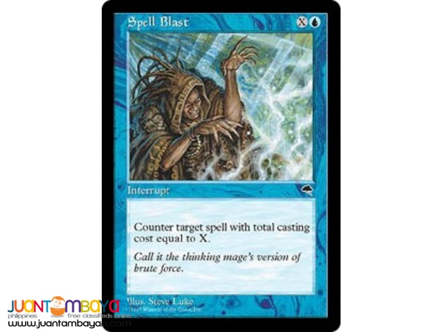 Spell Blast (Magic the Gathering Trading Card Game) 