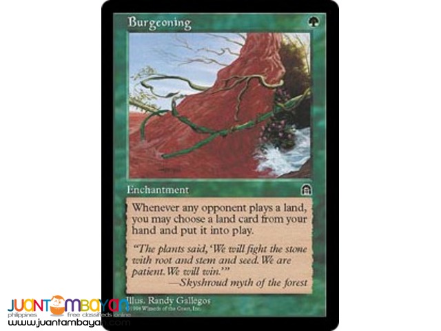 Burgeoning (Magic the Gathering Trading Card Game) Burgeoning (Magic the Gathering Trading Card Game)