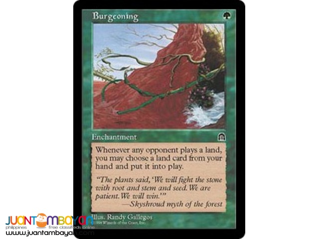 Burgeoning (Magic the Gathering Trading Card Game) 