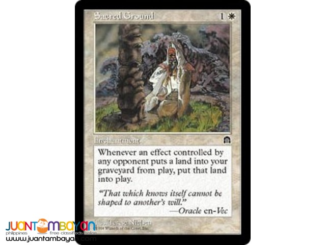 Sacred Ground (Magic the Gathering Trading Card Game) Sacred Ground (Magic the Gathering Trading Card Game)