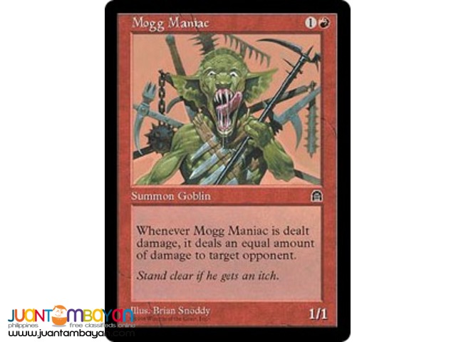 Mogg Maniac (Magic the Gathering Trading Card Game) 