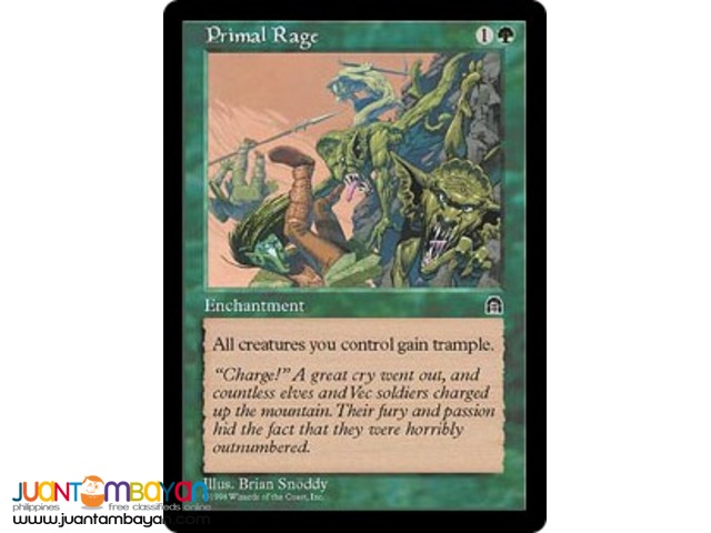 Primal Rage (Magic the Gathering Trading Card Game) 