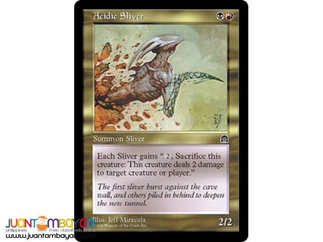 Acidic Sliver (Magic the Gathering Trading Card Game) 