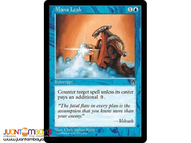 Mana Leak (Magic the Gathering Trading Card Game) 