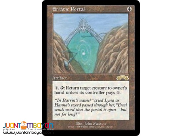 Erratic Portal (Magic the Gathering Trading Card Game) 