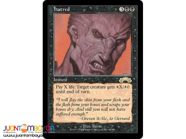 Hatred (Magic the Gathering Trading Card Game) 