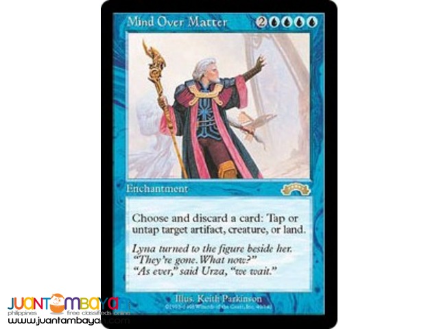 Mind Over Matter (Magic the Gathering Trading Card Game) Mind Over Matter (Magic the Gathering Trading Card Game)